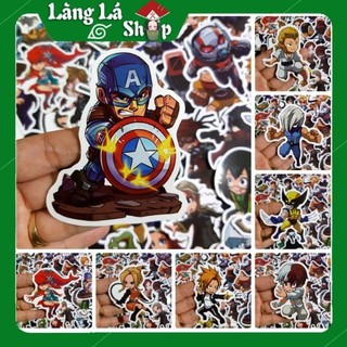 Miếng dán Sticker nhân vật hoạt hình phong cách Chibi dễ thương trọn bộ 100 hình - In rõ ràng sắc nét khó tróc