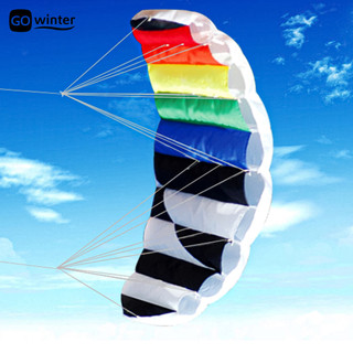 Diều bay đẹp chống rách 14m rainbow dual line rainbow power kites để giải trí