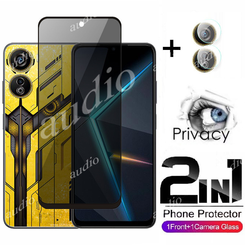 Nubia Neo 3 GT 5G 2in1 Màn hình riêng tư có màng ống kính cho ZTE Nubia Neo 2 3 GT NEO2 Neo3 GT 5G B