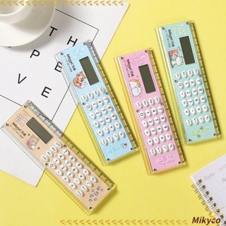 Thước thẳng MKYCO, Thước đo Mini văn phòng phẩm, Kawaii với máy tính Quà tặng cạnh thẳng siêu mỏng