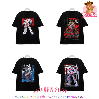 HOT BST Áo thun Gundam. Mẫu hình in sắc nét. Áo thun Unisex in hình nhân vật yêu thích.