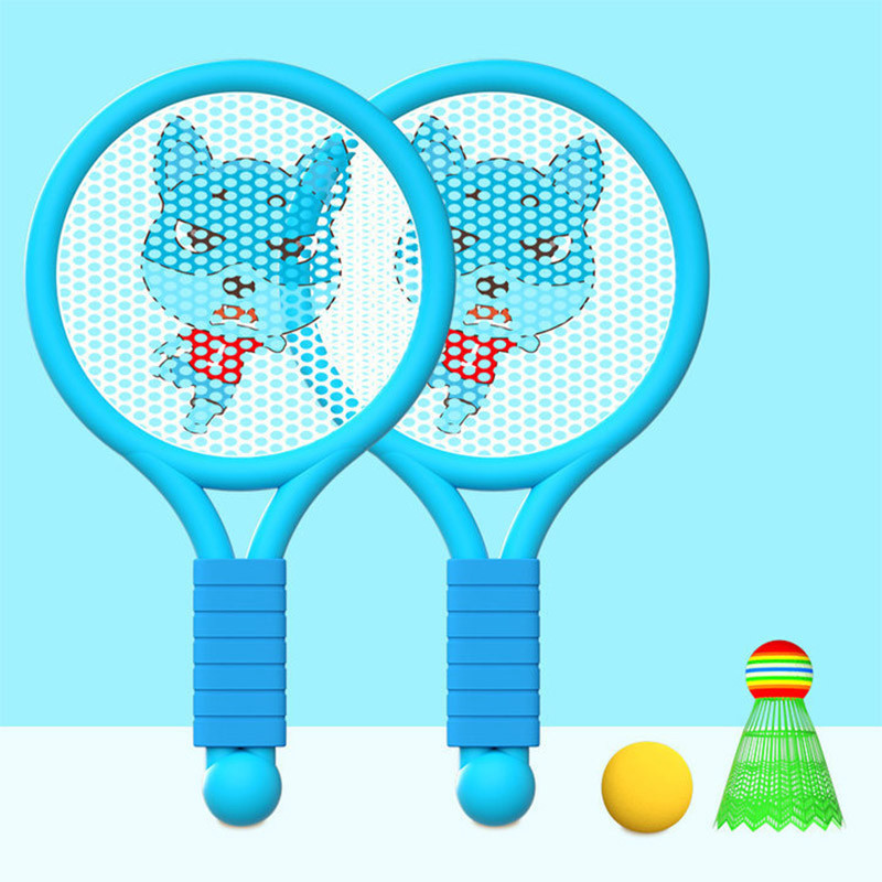 Đồ chơi trẻ em YA Bé trai và bé gái học sinh mới bắt đầu vợt tennis siêu nhẹ tương tác giữa cha mẹ và con cái đồ chơi thể thao trong nhà vợt cầu lông