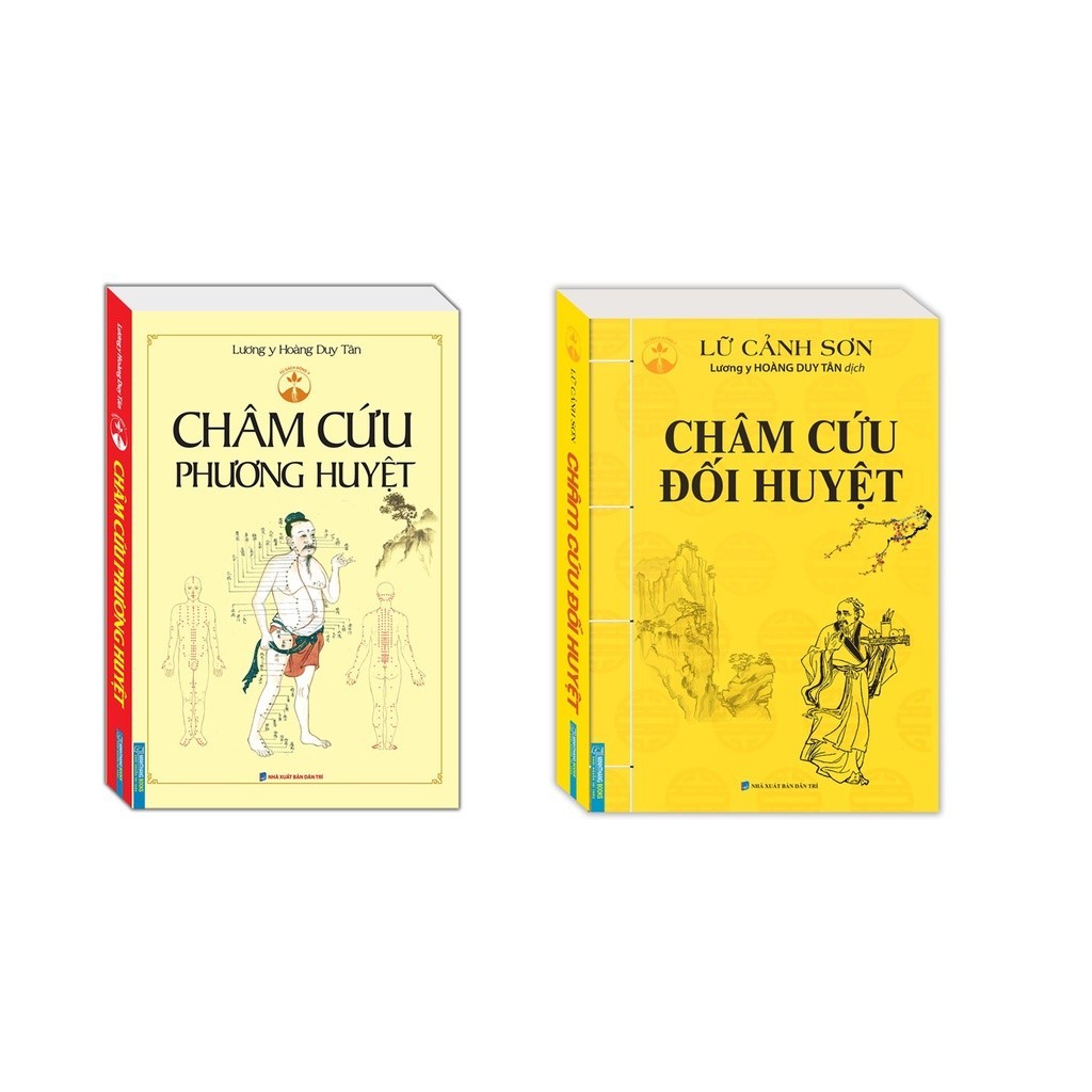 Sách- Combo 2c-Châm cứu phương huyệt+Châm cứu đối huyệt (bìa mềm)