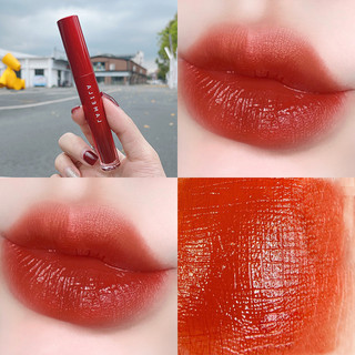 Ống đỏ son bóng nhung mờ thớt màu cà chua làm trắng không dễ phai màu son bóng son môi son bóng
