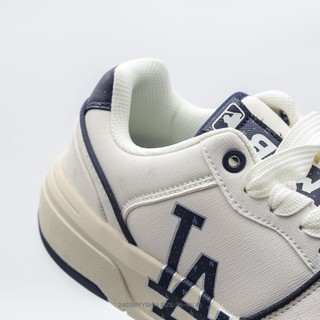 COD Giày MLB Big Ball chunky A LA Dodgers full bill box bao check/