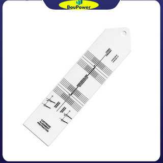 Boupower Cartridge Alignment Protractor Acrylic Turntable Cartridge Alignment Protractor Tool Vinyl Hiệu chuẩn
