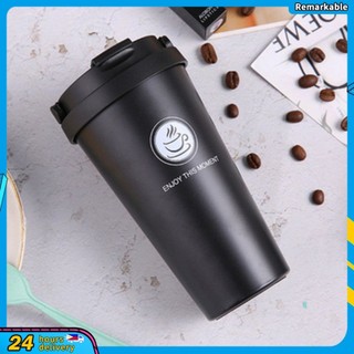Cốc cà phê chân không bằng thép không gỉ 316 500ml Cốc cà phê cách nhiệt có nắp Cốc cà phê di động 500ml