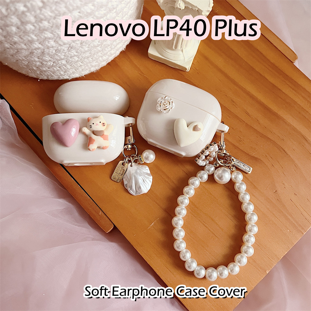 [Giảm giá hấp dẫn] Cho Lenovo LP40 Plus ốp tai ng Case Vỏ Bảo Vệ Hộp Sạc Tai Nghe Loạt phim hoạt hìn