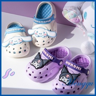  Sanrio Sản Phẩm Mới Kuromi Cinnamoroll Melody Trẻ Em Lỗ Giày Bé Gái Dép Mùa Hè Trong Nhà Chống Trượt Trẻ Em Mặc Dép Và Dép Bên Ngoài 