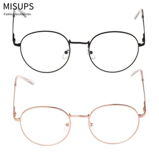 MISUPS kính siêu nhẹ co giãn hình tròn độ cận từ 1 đến 4 độ