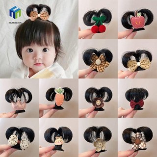 Kẹp Tóc Cho Bé, Mũ Đội Đầu Dễ Thương Ngộ nghĩnh Trẻ Em Tóc Giả Kẹp Tóc, Mũ Đạo Cụ Chụp Ảnh Barrettes Hoạt Hình Nơ Hoa Kẹp Tóc Sơ Sinh