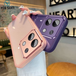Ốp điện thoại bảo vệ Camera trong suốt Redmi Note 13 Pro Plus 5G Note 13 4G Note 13 Pro 5G Redmi 13C Xiaomi Poco C65 Vỏ silicon mềm trong suốt chống sốc