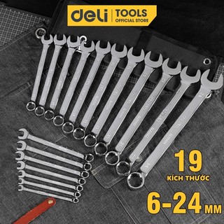 Cờ Lê Hai Đầu Đa Năng Nhiều Kích Cỡ Chính Hãng DELI - Chất Liệu Cao Cấp Bền Bỉ