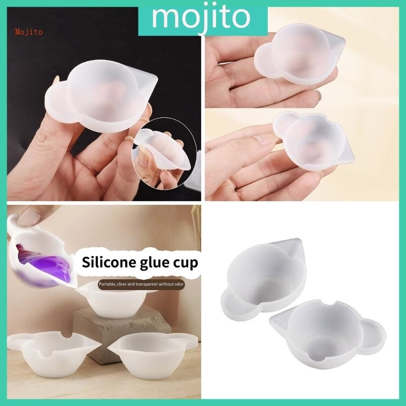 Mojito Khuôn Silicon Cốc Đựng Cốc Silicon Nhỏ Cốc Đo Mini Điều Chế Màu Dụng Cụ Cho DIY Nhựa Epoxy Cra