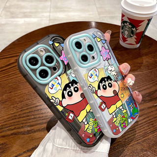 Ốp điện thoại viền đệm khí cho iPhone 11 14 Biye Xiaoxin Niceday13 12 ProMax Phim hoạt hình dễ thương XR 15 8 / 7 Plus X / XS Max Gói đầy đủ hấp thụ sốc và chống rơi