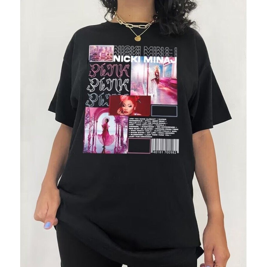 2024 bánh quế cho bạn bè Vintage Nicki Minaj Friday 2 Áo sơ mi, Áo thun Nicki Minaj, Unisex xs-3xl