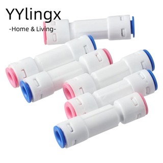Yylingx 6 van một chiều, van kiểm tra lọc nước ro một chiều, kết nối nhanh 1 / 4 "nhựa đẩy để kết nối van máy lọc nước