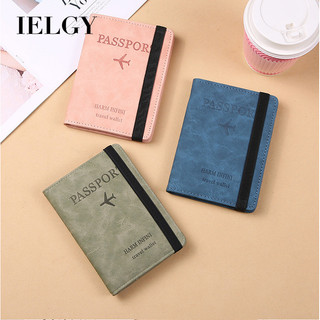 Túi đựng hộ chiếu nữ IELGY Da pu Đa chức năng có thể giữ thẻ SIM Túi đựng tài liệu Bao da Hộp đựng hộ chiếu