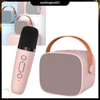 Có thể bán buôn Máy Hát Karaoke Mini Âm Thanh Vòm HiFi Loa Bluetooth Di Động Có Mic Cho Gia Đình Ngoài Trời Washington057 Hàng giao ngay