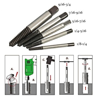 5 Bộ tháo vít dễ bị hỏng Bộ hướng dẫn tháo bu lông bị hỏng