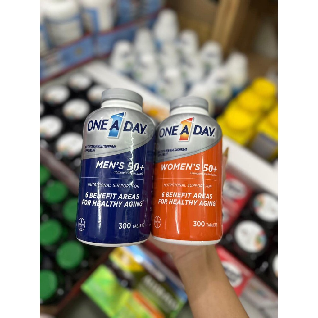 CAM KẾT CHÍNH HÃNG MỸ 300 viên Vitamin tổng hợp One A Day For Women 50+