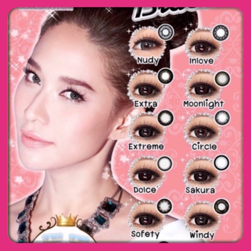 A867 HCM 1 cặp Lens 0 độ nhiều màu TẶNG KHAY hạn sử dụng 6 tháng xám Tây LENS TÂY