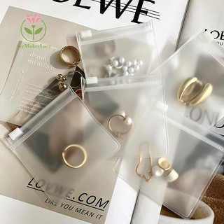  Set 5 Túi Zip Trong Suốt Bằng EVA Đựng Trang Sức DIY 