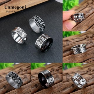Unmegoni bằng hợp kim khắc họa tiết phong cách cổ điển cho nam
