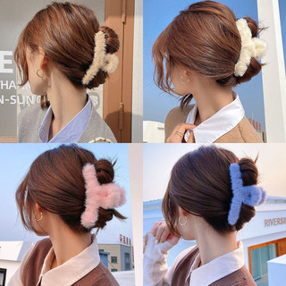 Kẹp Tóc Sang Trọng Đầy Màu Sắc Dopamine Phong Cách Hàn Quốc Thu Đông Đơn Giản Kích Thước Lớn Lấy Kẹp Dành Cho Nữ