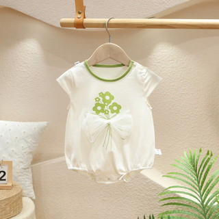 Bộ áo liền quần cho bé, áo liền quần, hai mảnh, bé đi chơi 0-9 tháng tuổi, túi tam giác nổi tiếng trên Internet, quần áo mùa hè