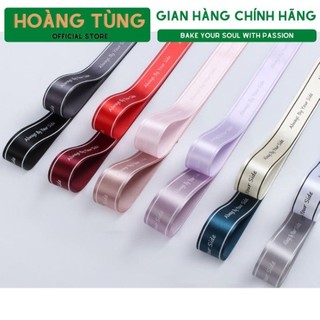 Cuộn ruy băng CHỮ (dài 40 yard - khổ 2.5cm)