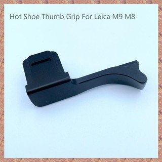 Kim loại Hot Shoe Thumb Rest Hand Grip cho máy ảnh Leica M9 M8 Hotshoe Bracket Adapter Hot Shoe Cover Thumb Rest Grip B