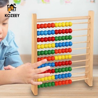 Kozeey mầm non đồ chơi học tập khung gỗ bàn tính đồ chơi giáo dục bằng gỗ tính đồ chơi đồ chơi đếm cho mầm non