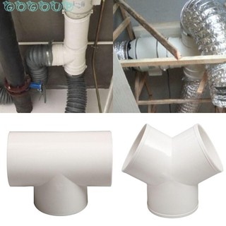Khớp nối ống thông gió nhanh gogoup, đầu nối ống xả pvc hình chữ t / y, bộ nối ống xả 100 / 150 / 200mm di động bộ nối ống thông gió tại nhà
