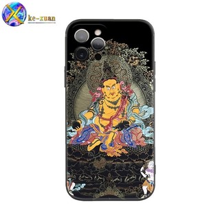 Thần Tài Thangka Phong Cách Trung Hoa Cổ Rhyme Thích Hợp Cho iPhone14Promax Apple 13 Vỏ Điện Thoại 12 / 11 Redmi Model Điện Thoại Di Động Vỏ Bảo Vệ Chống Sốc R32N