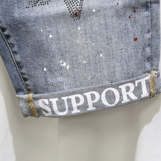 Hàng có sẵn Vận chuyển nhanh#牛仔短裤 Quần Short Denim Mỏng Mùa Hè Nam Dạo Phố Phong Cách Mới Influencer Hợp Thời Trang