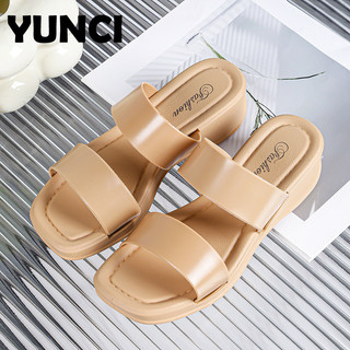 YUNCI dép cross dép kiểu nữ đi chơi Chất lượng cao Đáng yêu Màu sắc đa dạng Đa dụng FYT2420DFI 9Z240228