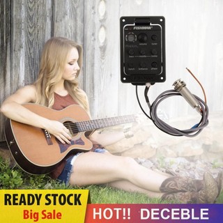 Onboard preamp guitar eq tuner piezo pickup equalizer cho fishman 201
