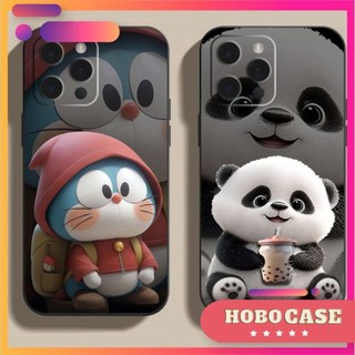 Ốp lưng IPhone 13 , 13 Pro, 13 Pro Max in hình Gấu, Thỏ, Doraemon cạnh viền vuông có bảo vệ camera