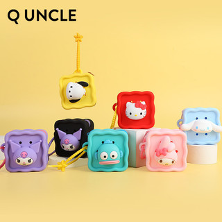 Túi Bảo Quản Sanrio Silicon Trẻ Em Hoạt Hình Mini Kuromi Melody Ví Đựng Tiền Xu Túi Tai Nghe