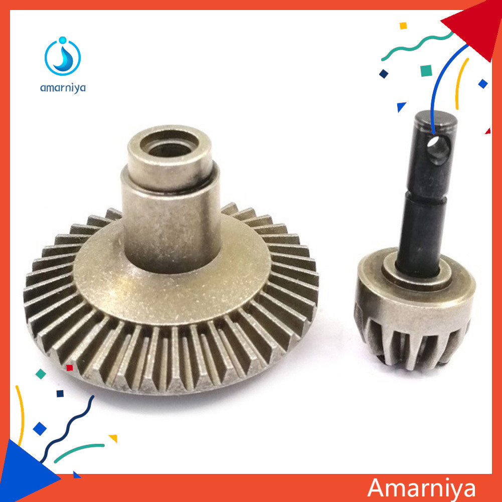 Amarniya 2 Chiếc 13T 38T Thép Phía Trước Phía Sau Cầu Hạng Nặng Bevel Gear Cho SCX10 RC Xe