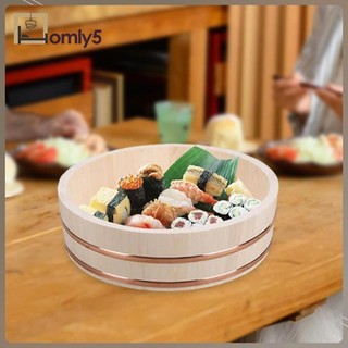 Bát Cơm Sushi Gỗ Cơm Tròn Trộn Xô Cơm Nhật Bản Cho