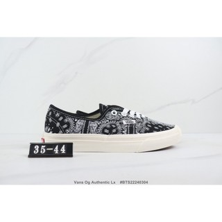 Giày thường ngày cổ thấp Vans Og Authentic Lx vải lưu hóa 35-44