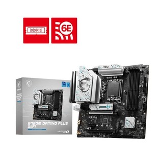 MAINBOARD MSI B760M GAMING PLUS WIFI DDR5 (WIFI 6E / LGA1700 / M-ATX / 4XDDR5) (Hàng chính hãng - Bảo hành 36 tháng)