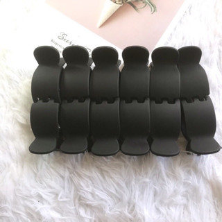 [ sỉ ] Vỉ 12 Kẹp Càng Cua 5 Răng, 3 Răng, Kẹp Tóc Đen Nhám, Kẹp Bầu Cao Cấp