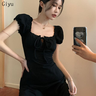 Giyu váy Đầm váy nữ body đầm Trendy Casual Đơn giản Cute WLQ24302VK 12Z240320