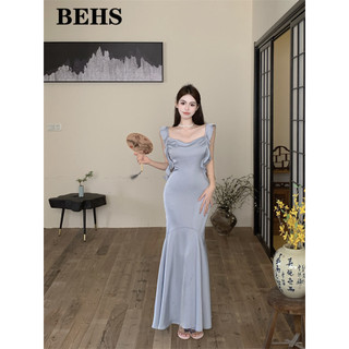 Váy Mini gợi cảm bề mặt Satin thời trang Behs 5732
