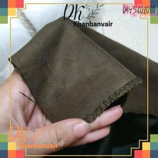 Vải giả da lộn các màu khổ vải 1,5m