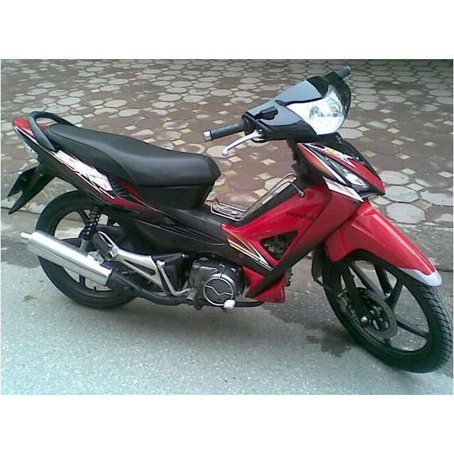 Cánh yếm phải Wave RSX 100 Năm 2008 màu Đỏ đen *R315P* (64700KVRV60ZB)