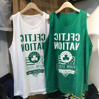 Milyfashion Mỹ Retro Nguyên Chất Cotton Sling Thể Thao Áo Vest Không Tay Áo Thun Nữ Mùa Hè Mặc Ngoài Bóng Rổ Đồng Phục Rời Top